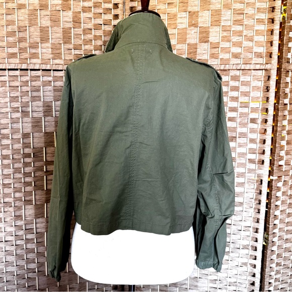 Army green Ten Sixty Sherman cropped jacket XL - Picture 5 of 11